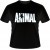 UNIVERSAL T-shirt ANIMAL kolor czarny
